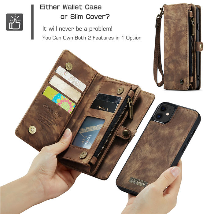 CaseMe iPhone 11 Wallet Case with Wrist Strap