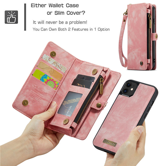 CaseMe iPhone 11 Wallet Case with Wrist Strap