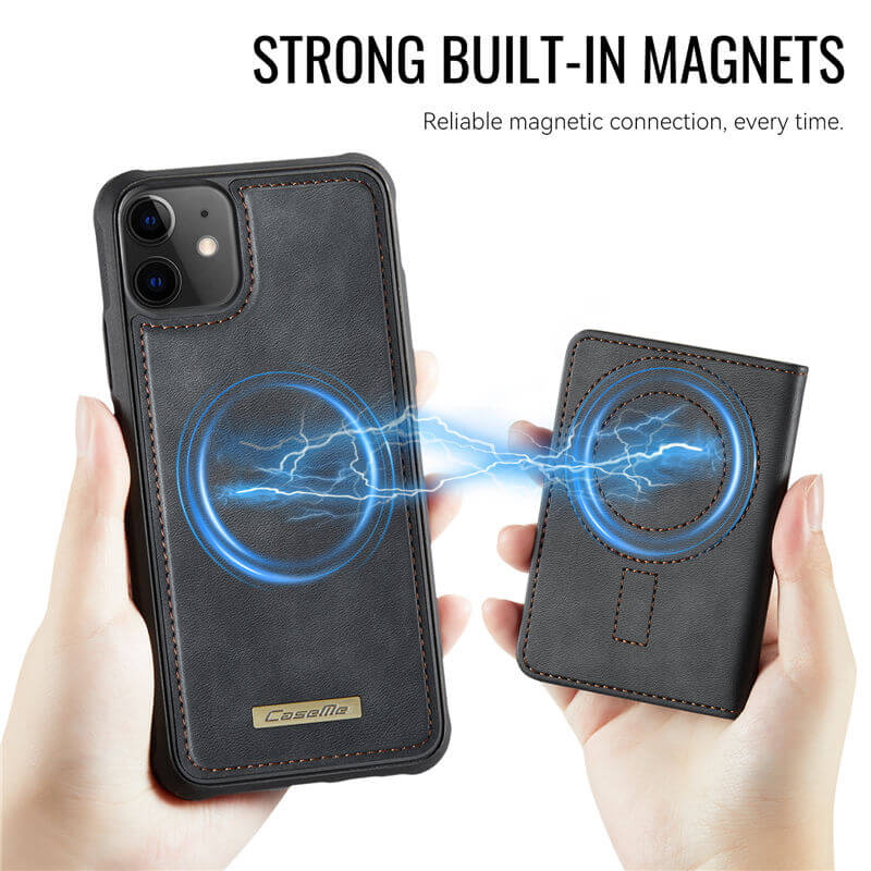 CaseMe iPhone 11 2-in-1 Detachable Magnetic Wallet Case