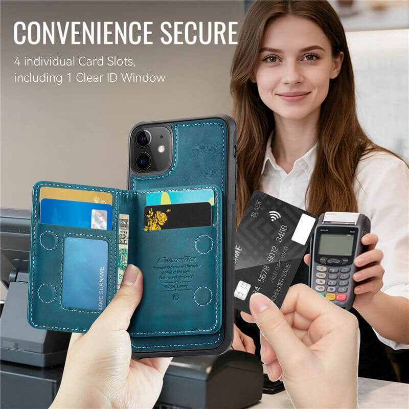CaseMe iPhone 11 2-in-1 Detachable Magnetic Wallet Case