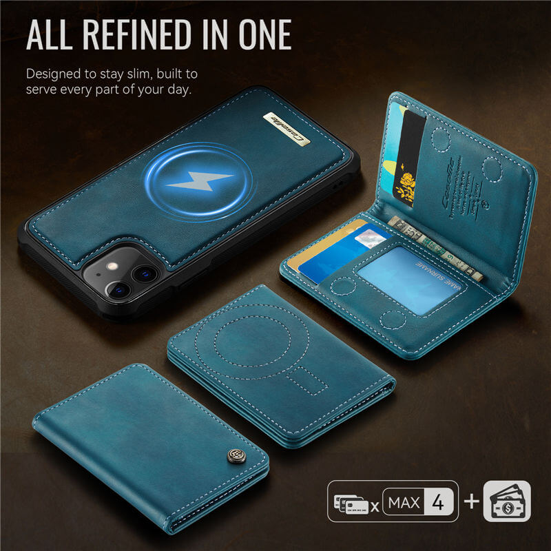 CaseMe iPhone 11 2-in-1 Detachable Magnetic Wallet Case