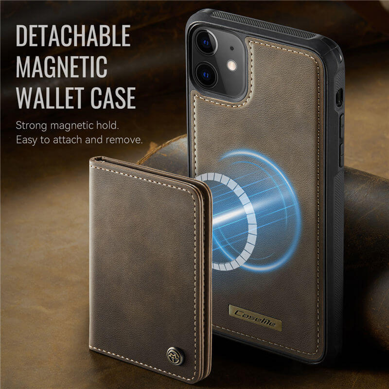 CaseMe iPhone 11 2-in-1 Detachable Magnetic Wallet Case