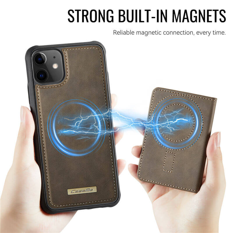 CaseMe iPhone 11 2-in-1 Detachable Magnetic Wallet Case