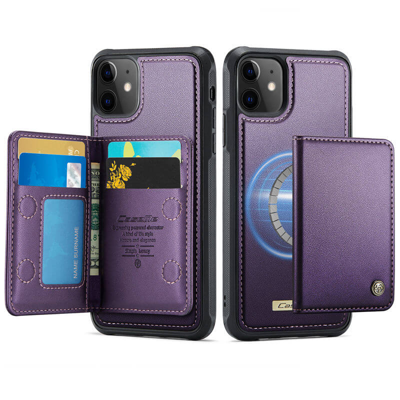 CaseMe iPhone 11 2-in-1 Detachable Magnetic Wallet Case