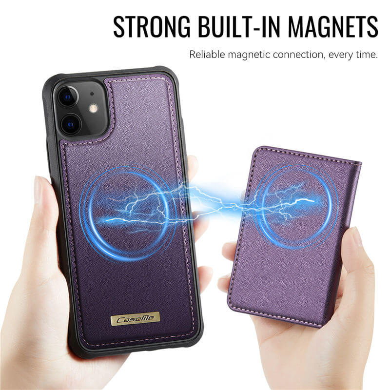 CaseMe iPhone 11 2-in-1 Detachable Magnetic Wallet Case