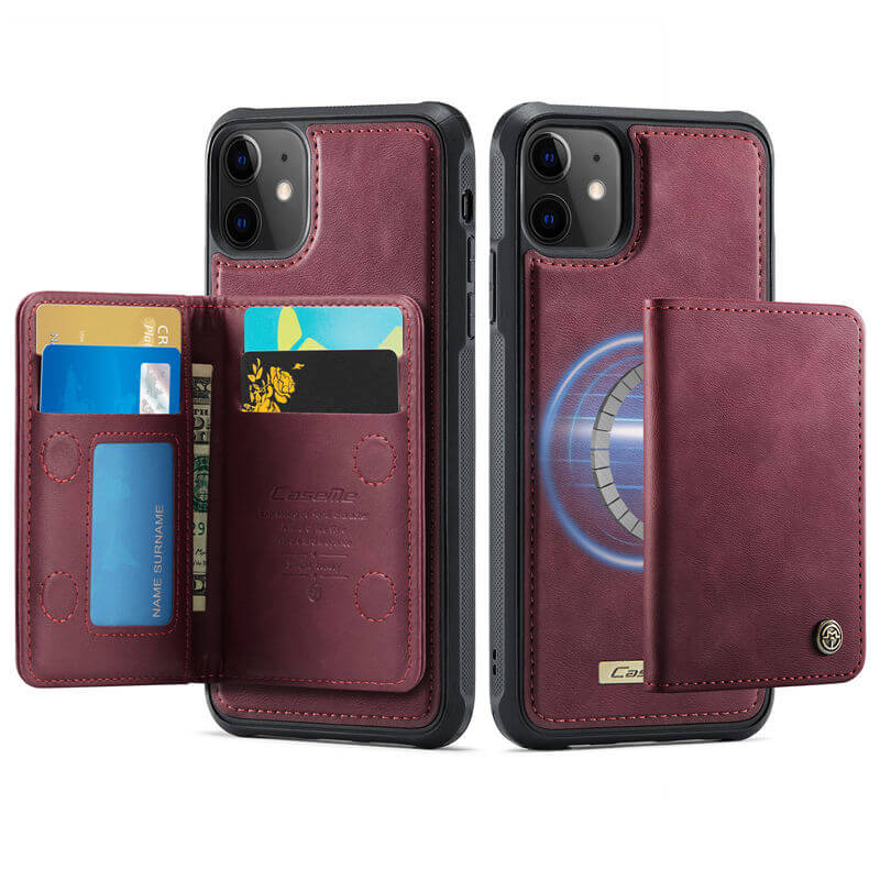 CaseMe iPhone 11 2-in-1 Detachable Magnetic Wallet Case