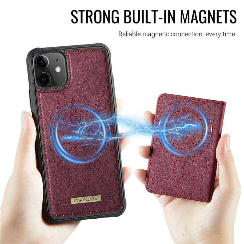 CaseMe iPhone 11 2-in-1 Detachable Magnetic Wallet Case