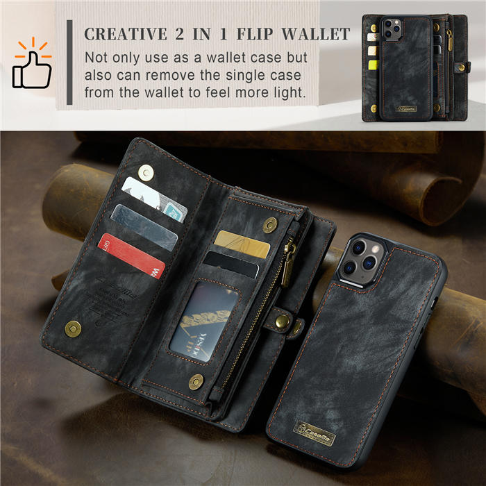 CaseMe iPhone 12 Wallet Case with Wrist Strap