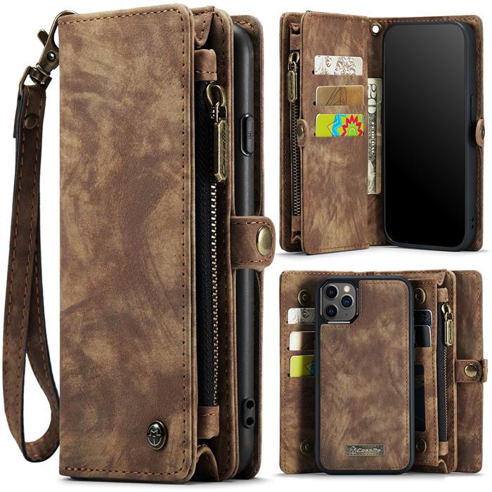 CaseMe iPhone 12 Wallet Case with Wrist Strap