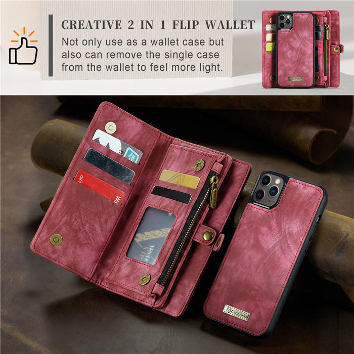 CaseMe iPhone 12 Wallet Case with Wrist Strap