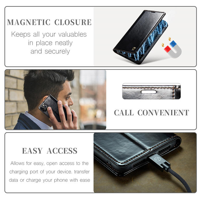 CaseMe iPhone 11 Pro Max Wallet Kickstand Magnetic Flip Case