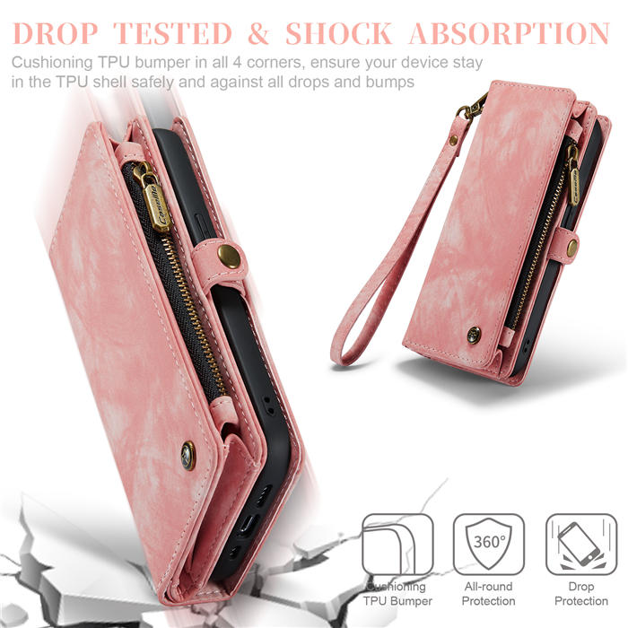 CaseMe iPhone 13 Pro Max Wallet Case with Wrist Strap