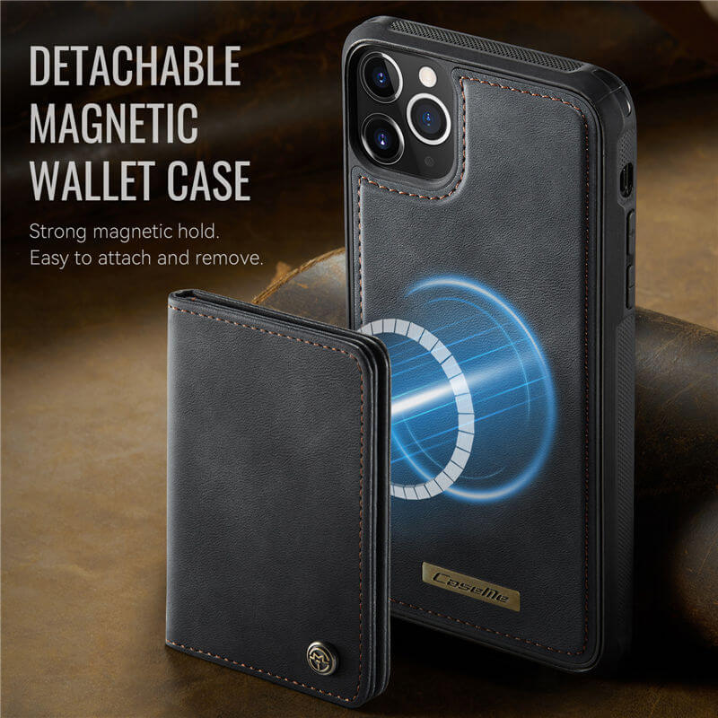 CaseMe iPhone 12 Pro Max 2-in-1 Detachable Magnetic Wallet Case