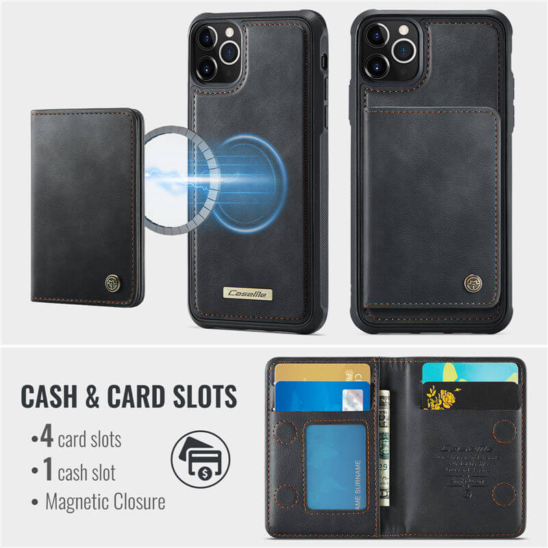 CaseMe iPhone 12 Pro Max 2-in-1 Detachable Magnetic Wallet Case