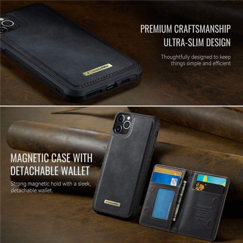 CaseMe iPhone 12 Pro Max 2-in-1 Detachable Magnetic Wallet Case