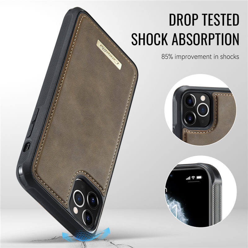 CaseMe iPhone 12 Pro Max 2-in-1 Detachable Magnetic Wallet Case