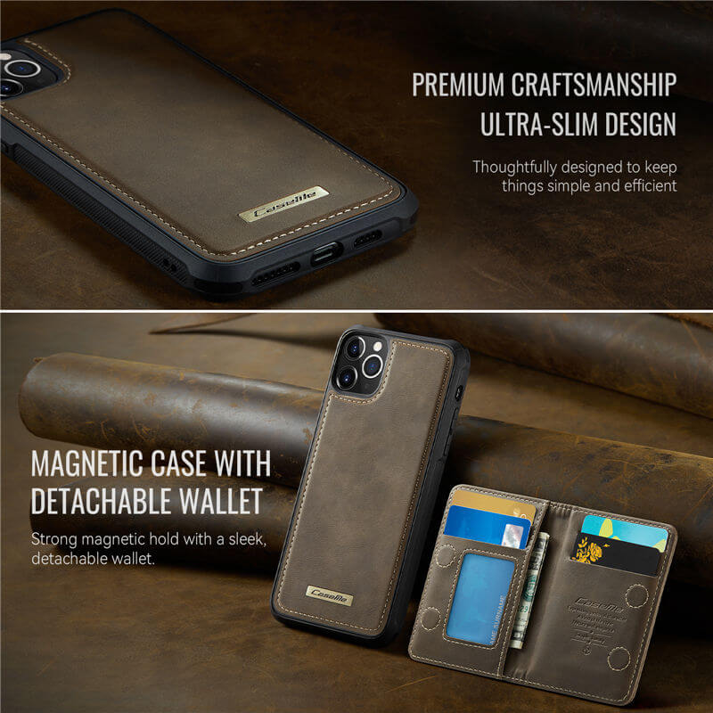 CaseMe iPhone 12 Pro Max 2-in-1 Detachable Magnetic Wallet Case