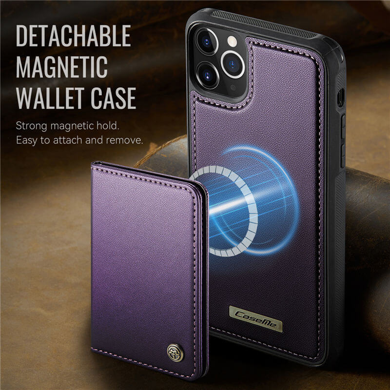 CaseMe iPhone 12 Pro Max 2-in-1 Detachable Magnetic Wallet Case