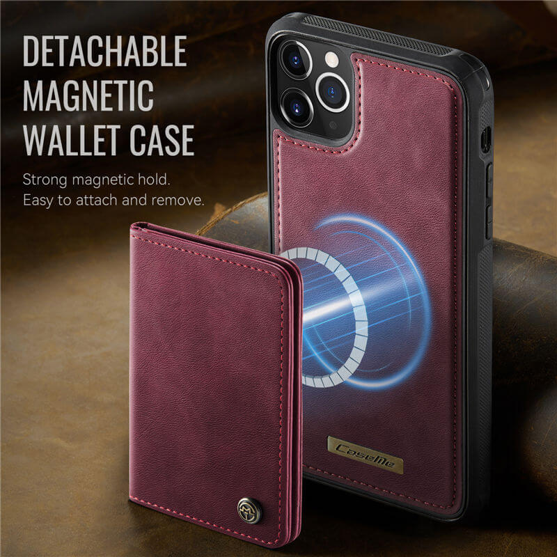 CaseMe iPhone 12 Pro Max 2-in-1 Detachable Magnetic Wallet Case