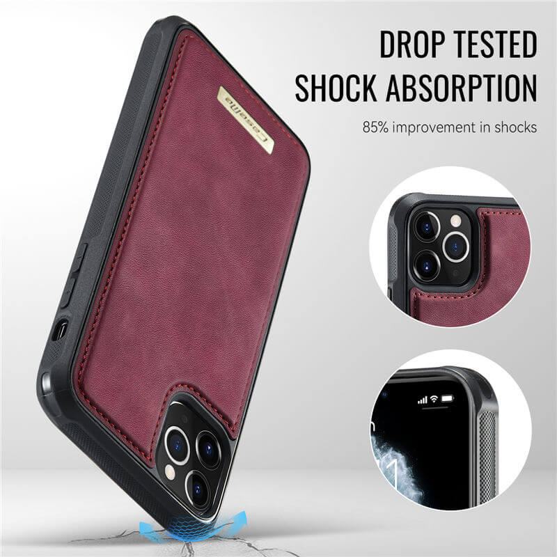CaseMe iPhone 12 Pro Max 2-in-1 Detachable Magnetic Wallet Case