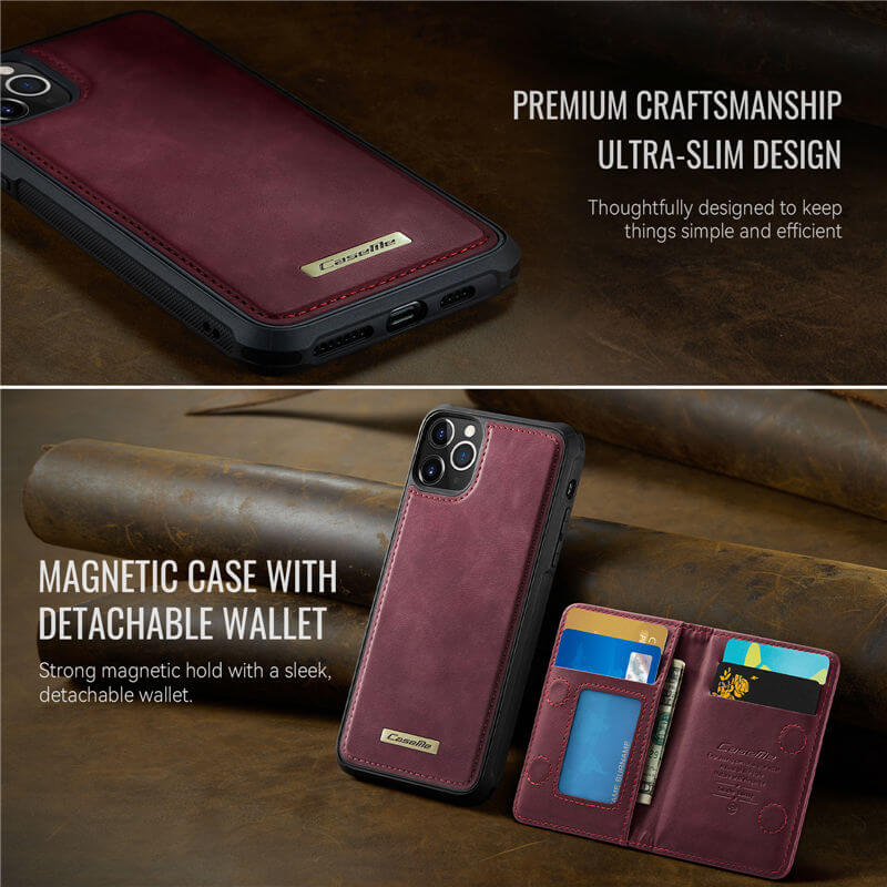 CaseMe iPhone 12 Pro Max 2-in-1 Detachable Magnetic Wallet Case