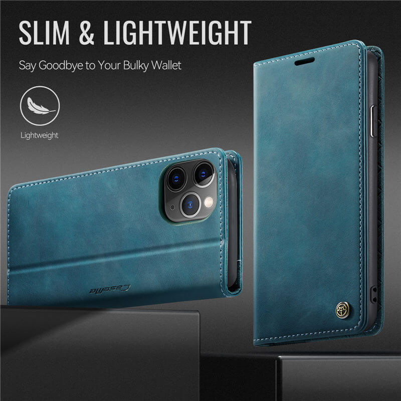 CaseMe iPhone 11 Pro Max Magnetic Wallet Case with RFID Blocking