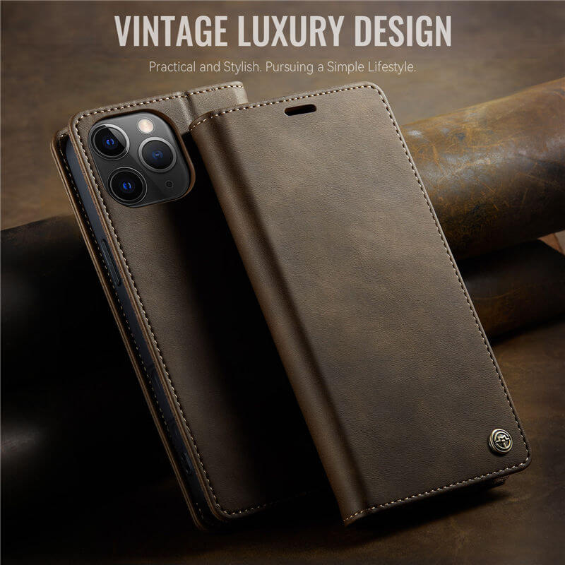 CaseMe iPhone 11 Pro Magnetic Wallet Case with RFID Blocking