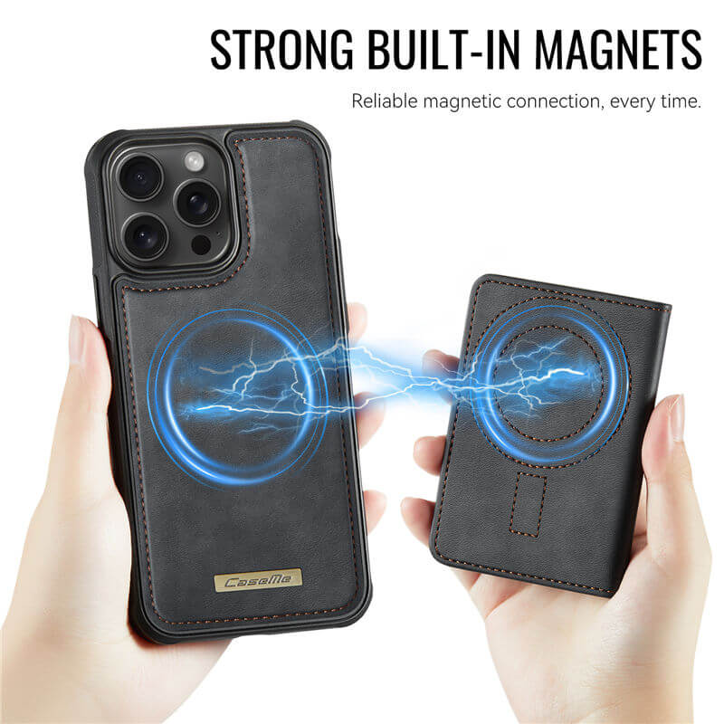 CaseMe iPhone 13 Pro Max 2-in-1 Detachable Magnetic Wallet Case