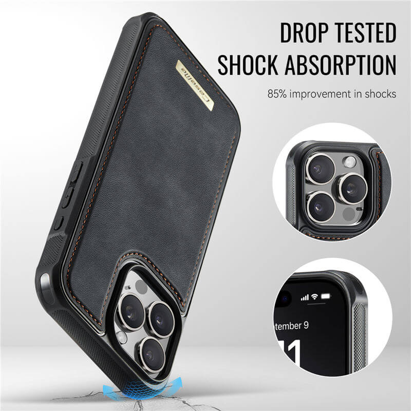 CaseMe iPhone 13 Pro Max 2-in-1 Detachable Magnetic Wallet Case