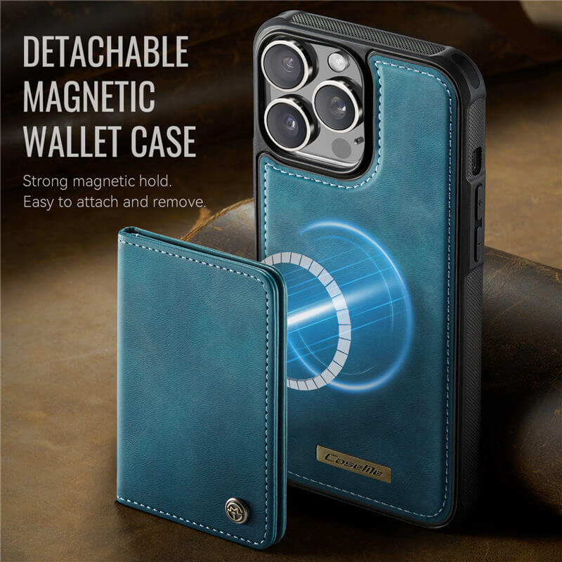 CaseMe iPhone 13 Pro Max 2-in-1 Detachable Magnetic Wallet Case