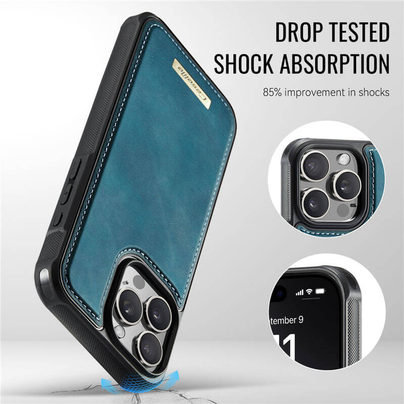 CaseMe iPhone 13 Pro Max 2-in-1 Detachable Magnetic Wallet Case
