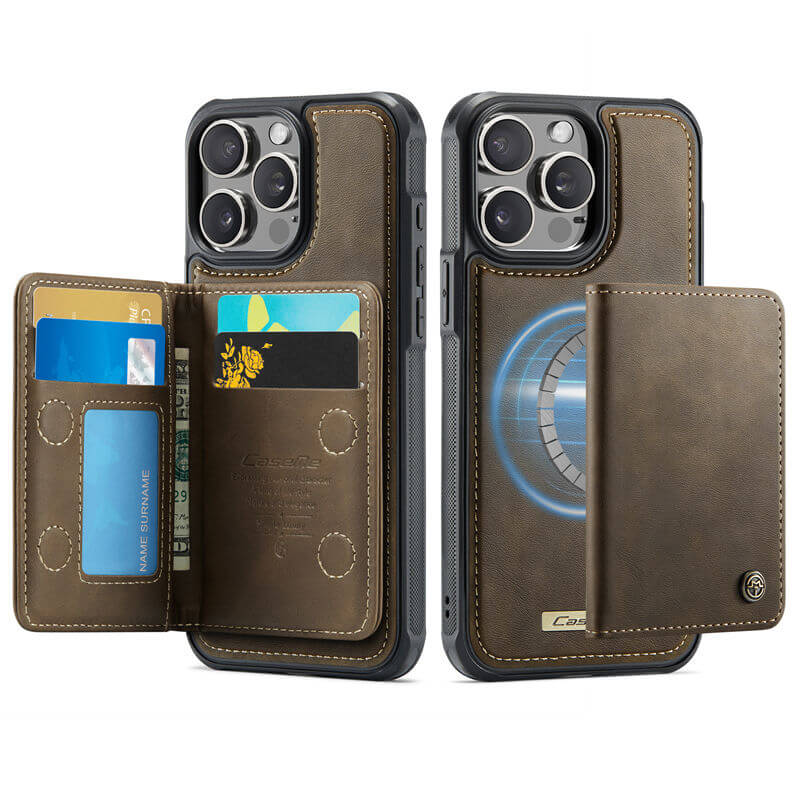 CaseMe iPhone 13 Pro Max 2-in-1 Detachable Magnetic Wallet Case