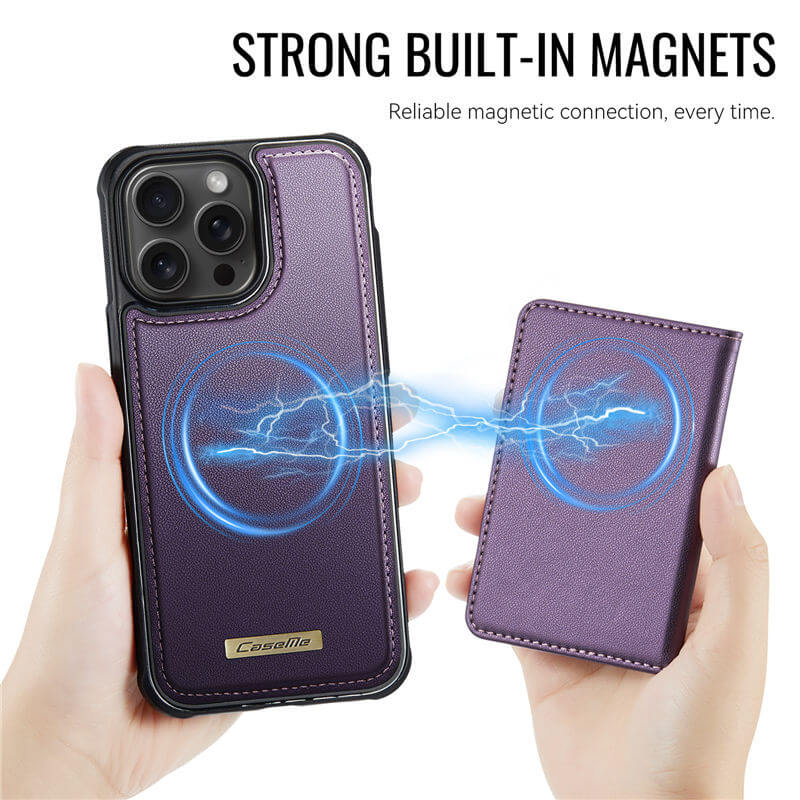 CaseMe iPhone 13 Pro Max 2-in-1 Detachable Magnetic Wallet Case