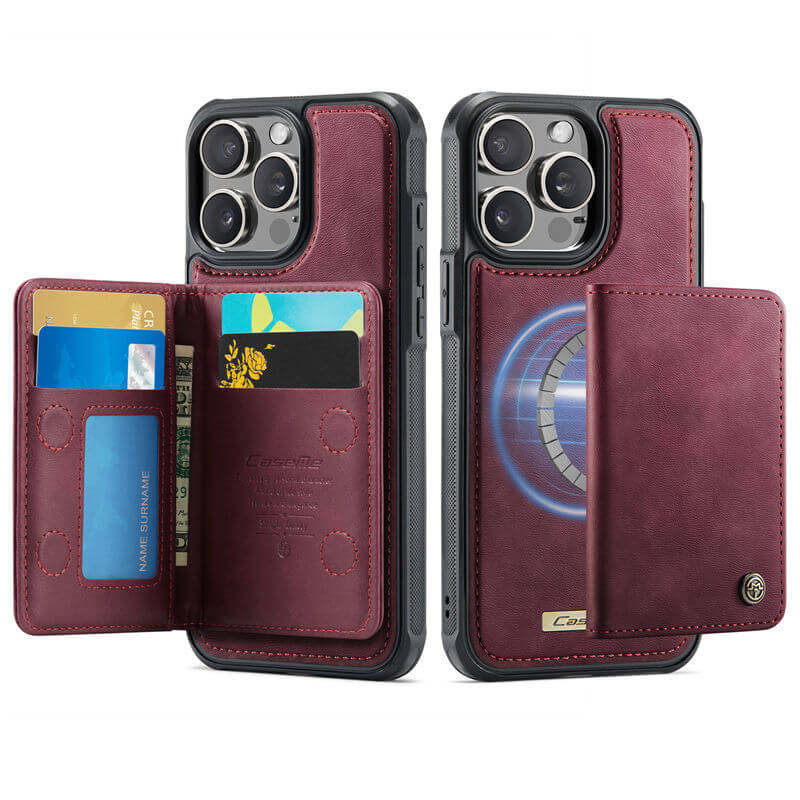 CaseMe iPhone 13 Pro Max 2-in-1 Detachable Magnetic Wallet Case