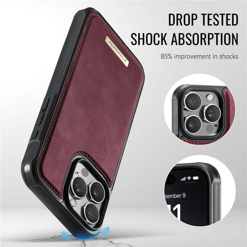 CaseMe iPhone 13 Pro Max 2-in-1 Detachable Magnetic Wallet Case