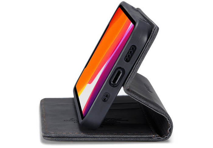 CaseMe iPhone 12 Mini Wallet Kickstand Magnetic Flip Leather Case