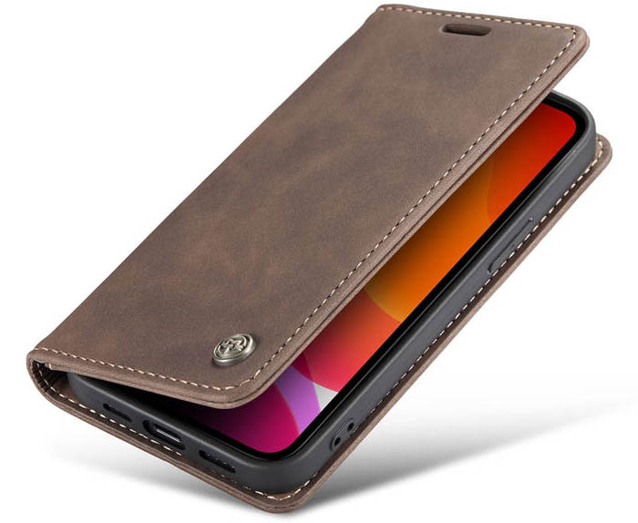 CaseMe iPhone 12 Mini Wallet Kickstand Magnetic Flip Leather Case