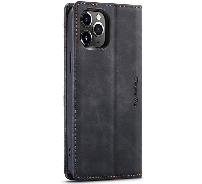 CaseMe iPhone 12 Pro Wallet Kickstand Magnetic Flip Leather Case