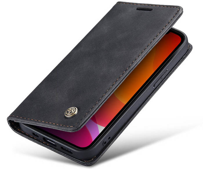 CaseMe iPhone 12 Pro Max Wallet Kickstand Magnetic Flip Leather Case