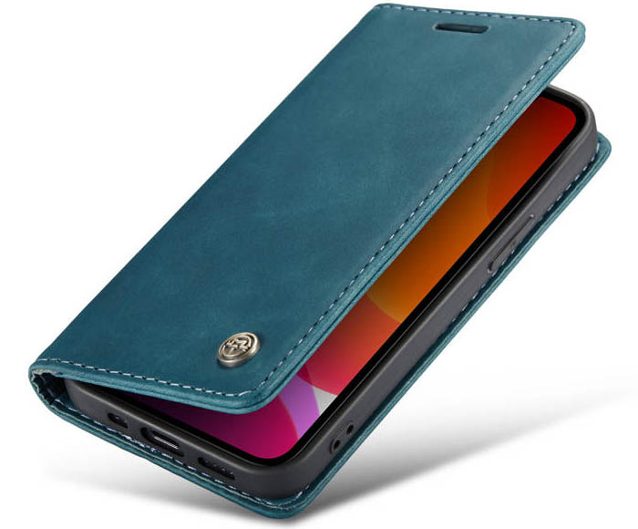 CaseMe iPhone 12 Pro Wallet Kickstand Magnetic Flip Leather Case