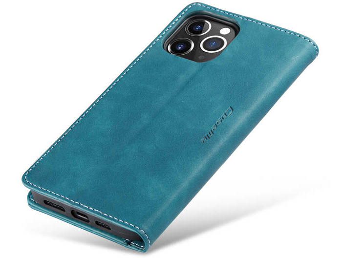 CaseMe iPhone 12 Pro Max Wallet Kickstand Magnetic Flip Leather Case