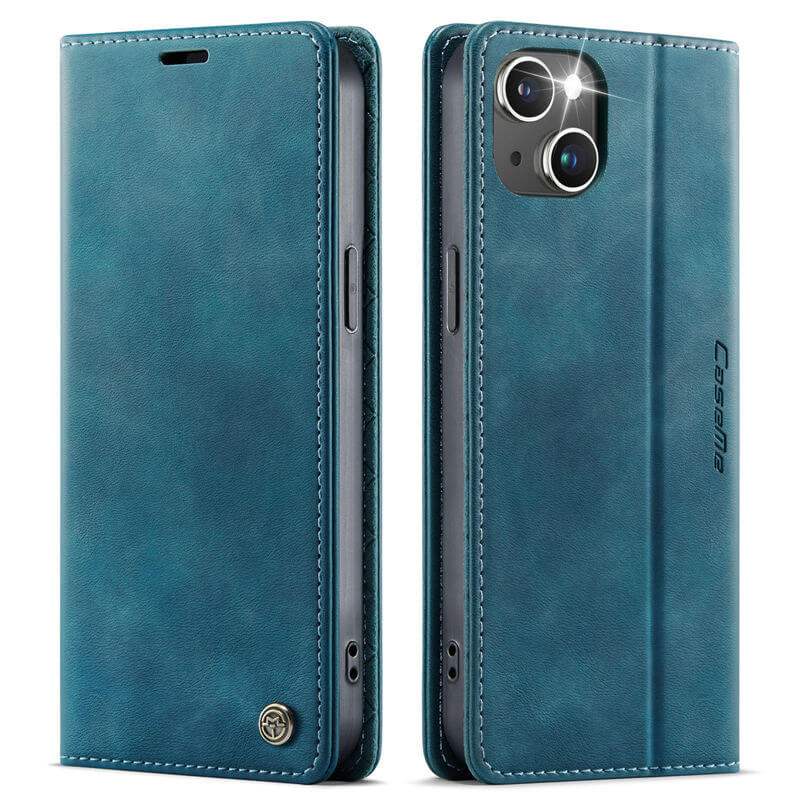 CaseMe iPhone 15 Plus Magnetic Wallet Case with RFID Blocking