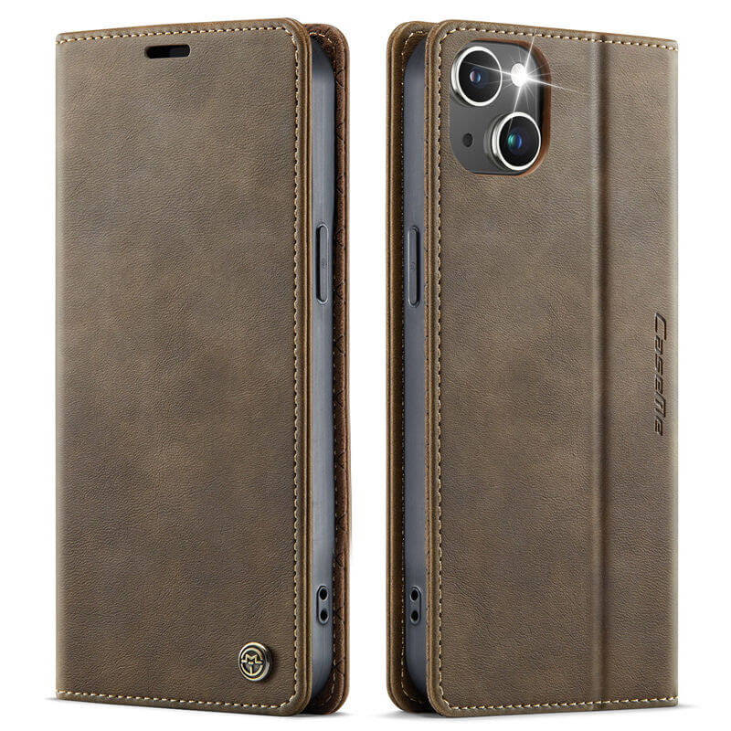 CaseMe iPhone 14 Plus Magnetic Wallet Case with RFID Blocking