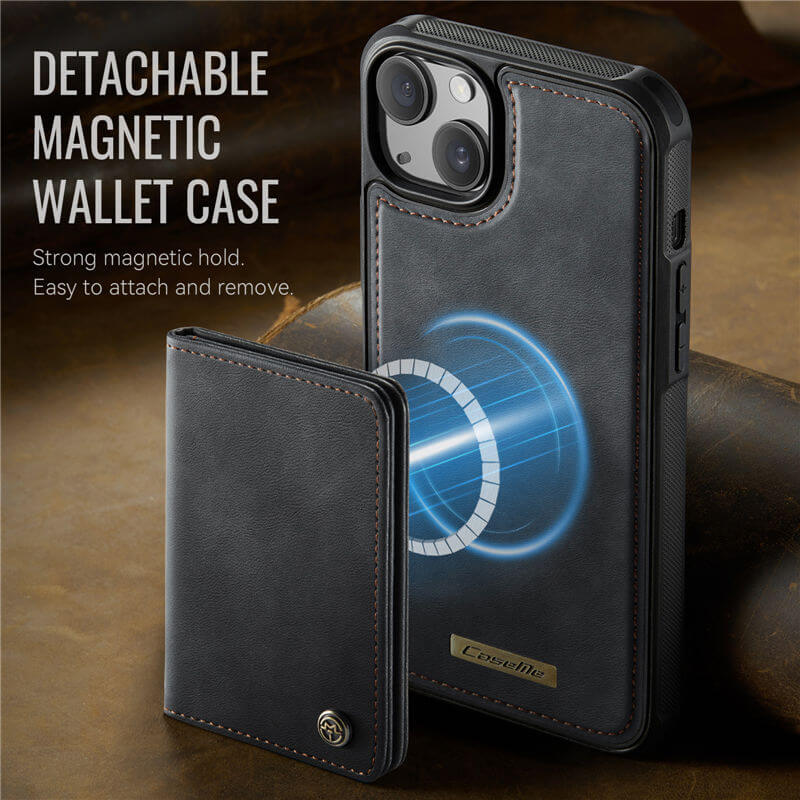 CaseMe iPhone 14 2-in-1 Detachable Magnetic Wallet Case