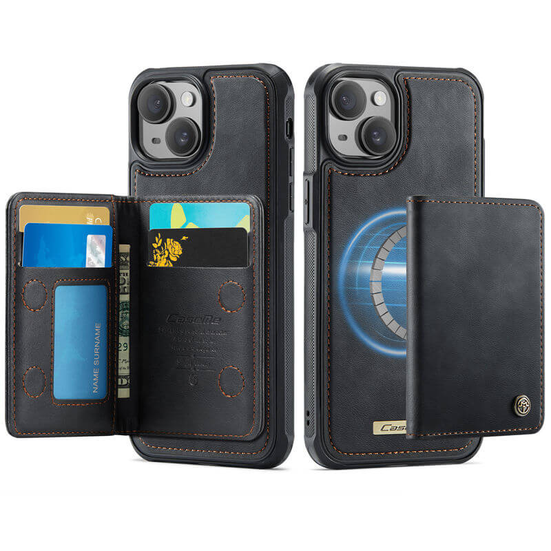 CaseMe iPhone 14 2-in-1 Detachable Magnetic Wallet Case