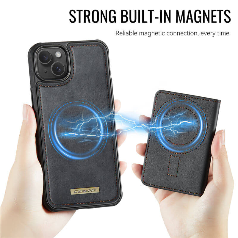 CaseMe iPhone 14 2-in-1 Detachable Magnetic Wallet Case
