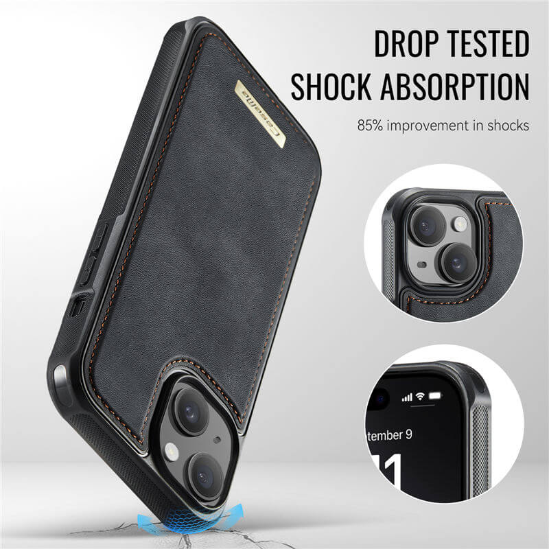 CaseMe iPhone 14 2-in-1 Detachable Magnetic Wallet Case