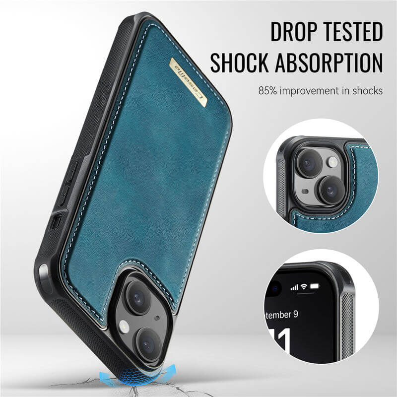 CaseMe iPhone 14 2-in-1 Detachable Magnetic Wallet Case