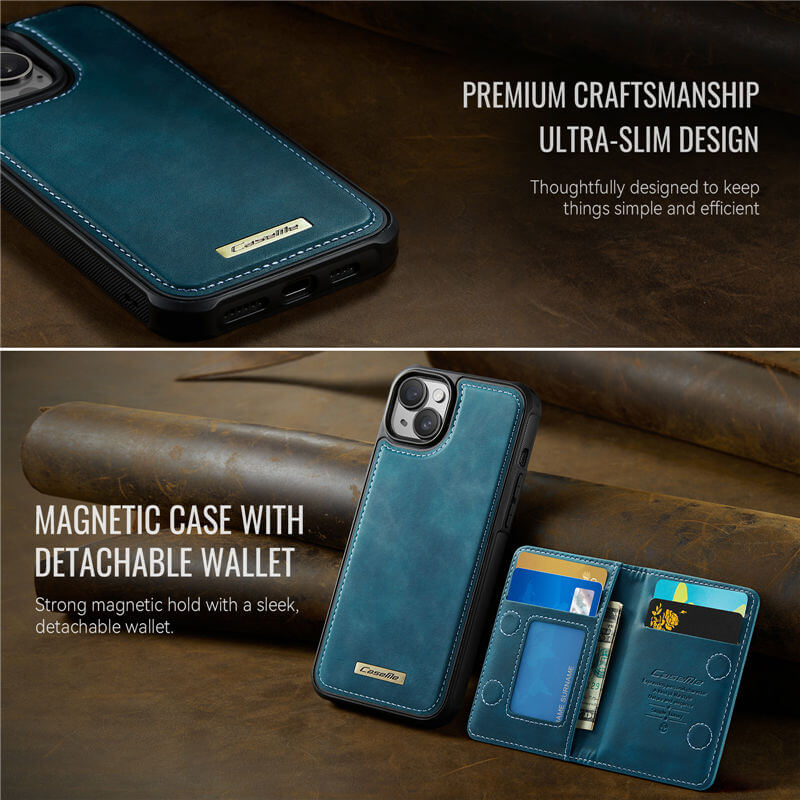 CaseMe iPhone 14 2-in-1 Detachable Magnetic Wallet Case