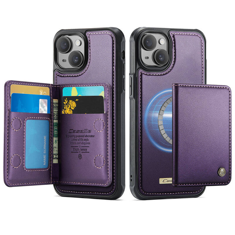 CaseMe iPhone 14 2-in-1 Detachable Magnetic Wallet Case